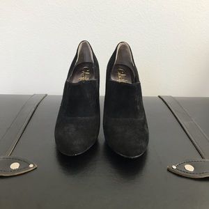 Cole Haan Nike air black suede boots never worn!